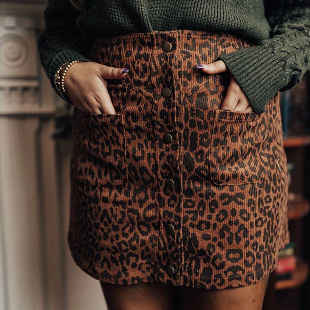 NWT Impressions Flirting For
Fun Corduroy Skirt